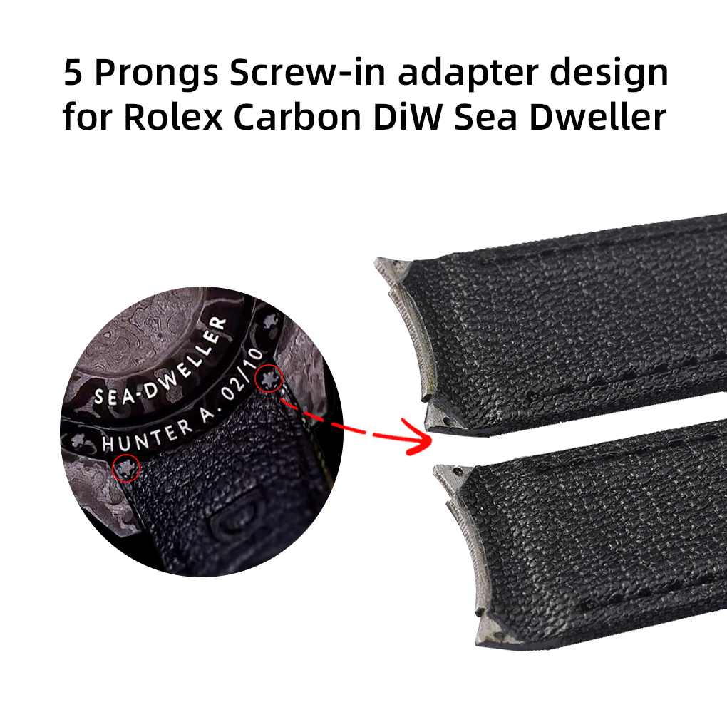 NTPT Carbon Fiber SD 43mm Rolex Sea Dweller Band