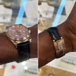 Rolex Sky Dweller alligator leather watch strap