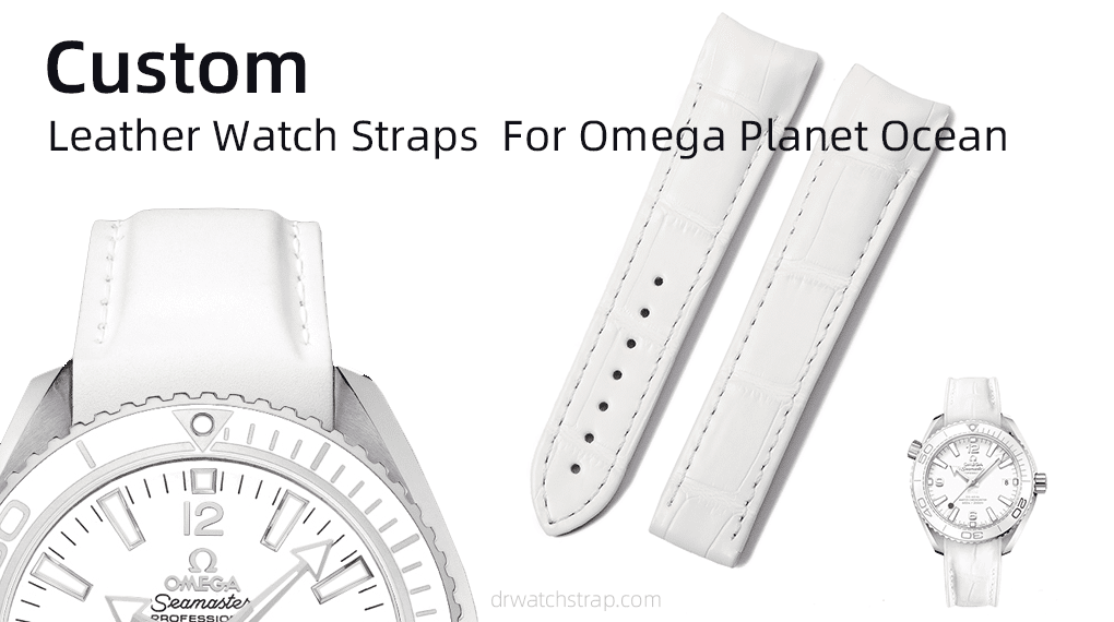 Custom Leather Watch Straps For Omega Planet Ocean