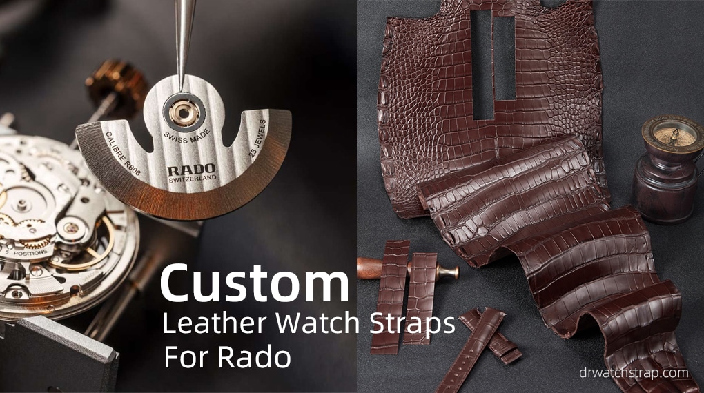 Custom Leather Watch Straps For Rado