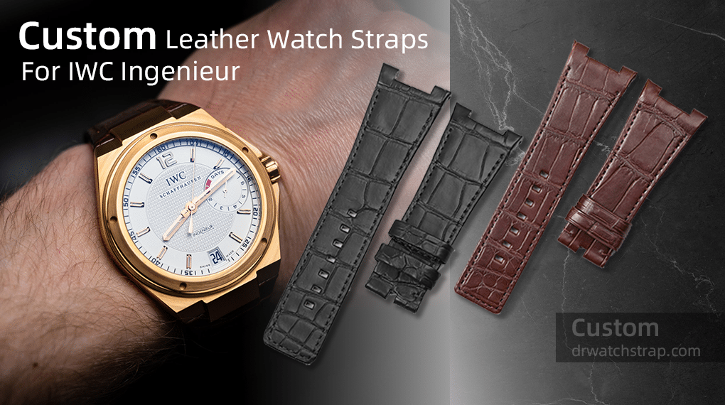 Custom leather watch straps for IWC Big Ingenieur
