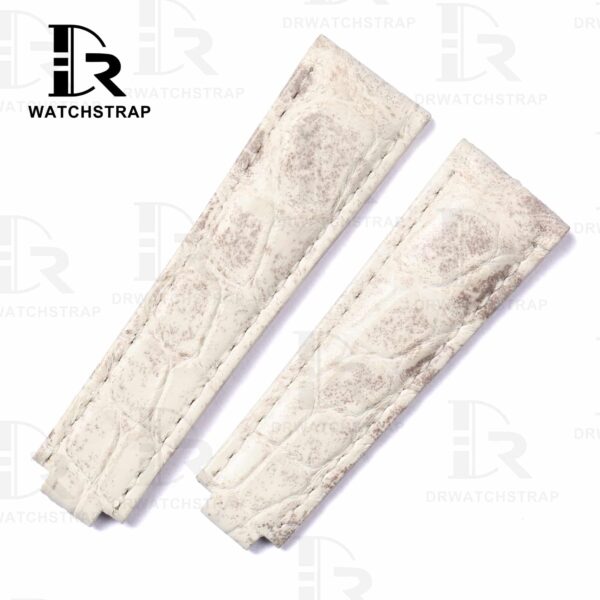 Buy Custom Himalaya Alligator leather watch strap for Rolex Submariner Daytona Deepsea watch 20mm 21mm 22mm (1)