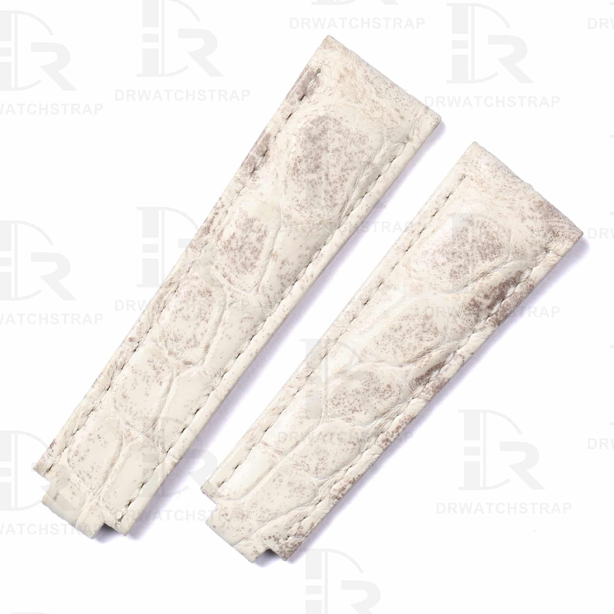 Buy Custom Himalaya Alligator leather watch straps for Rolex Submariner Daytona Deepsea watch 20mm 21mm 22mm (1)