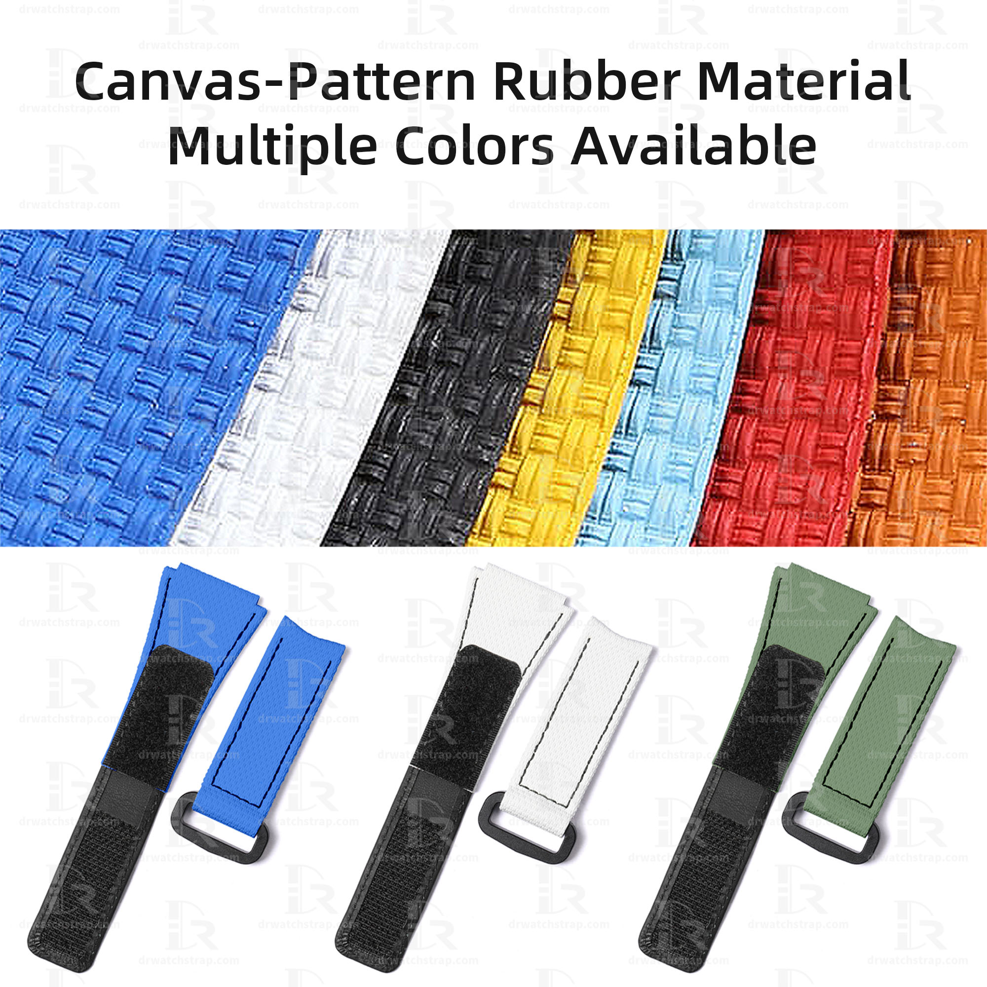 Custom Rubber Velcro Watch Strap for MB&F watch strap Replacement Band (5)