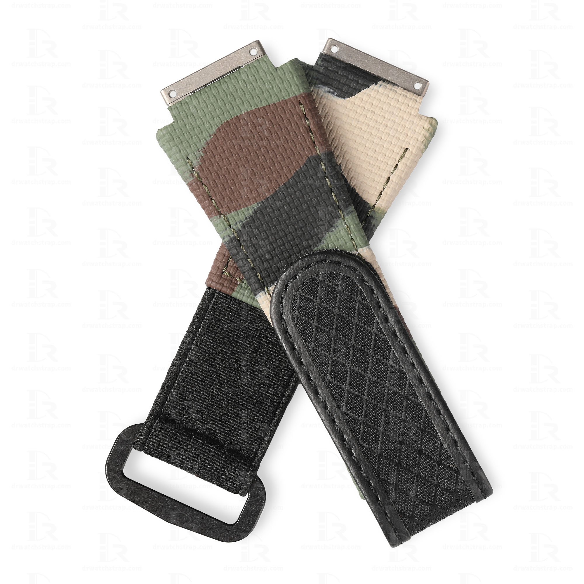 Buy Custom replacement straps and elastic watch band for Richard Mille Camo strap RM 035 030 055 011 016 059 067 067-02 027 07 aftermarket for sal (1)