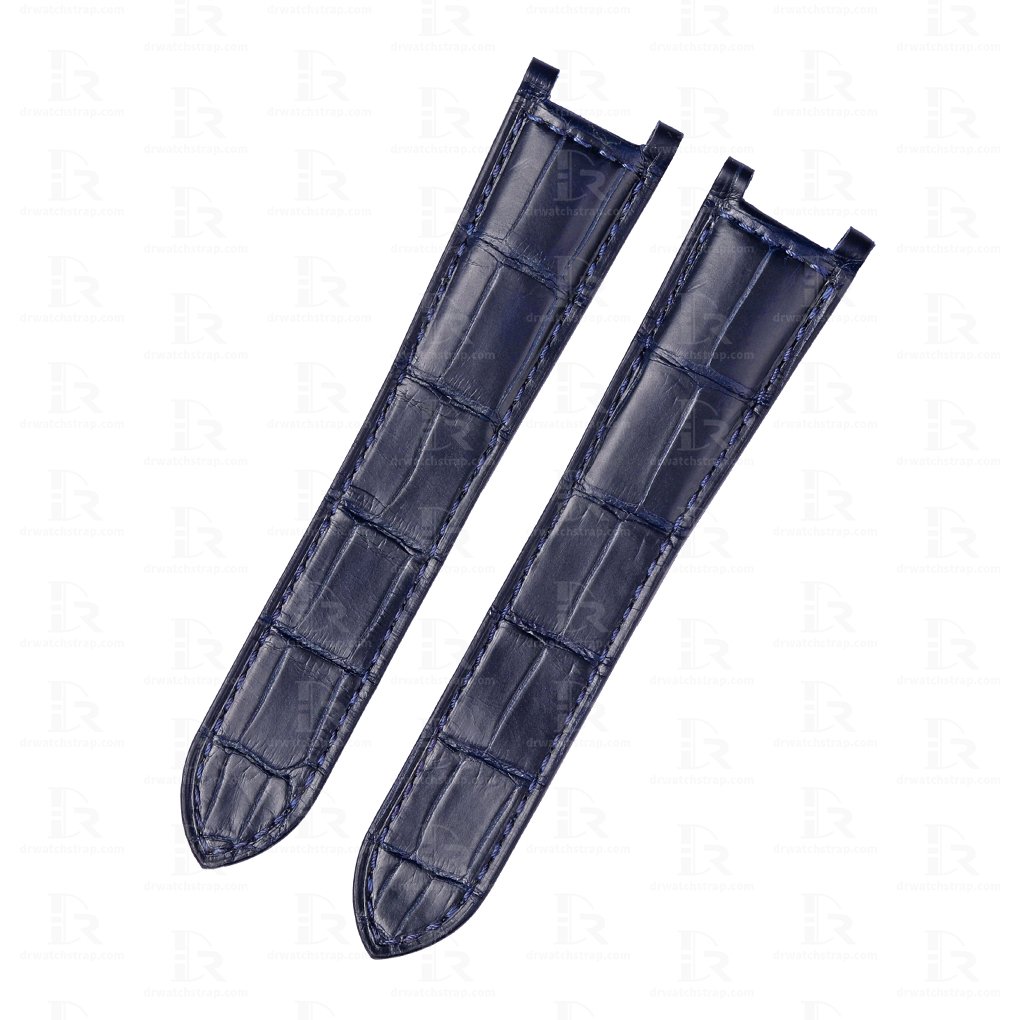 Buy Cartier dark blue alligator leather Watch band for Pasha de Cartier