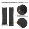 Custom Black Velcro watch bands replacement for Rolex Carbon Sea Dweller strap lining