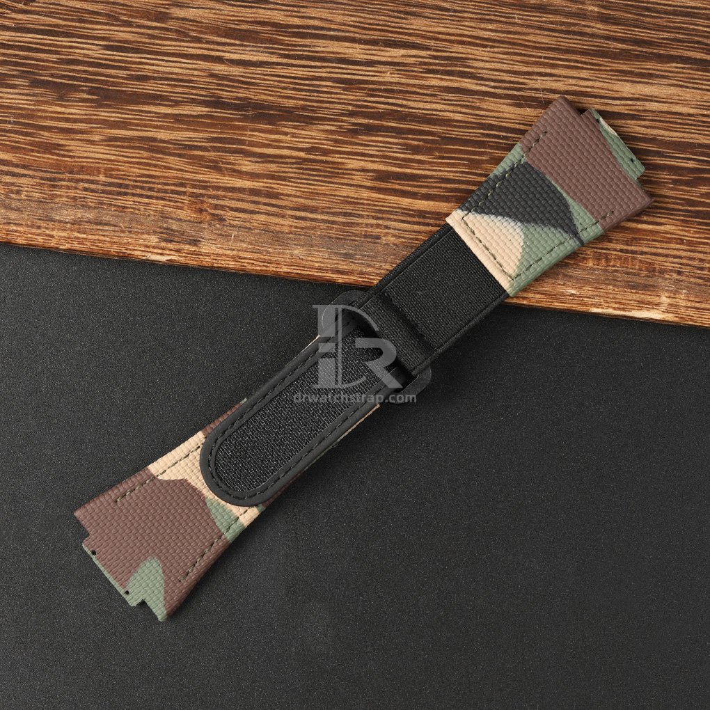 Buy Custom Rubber Velcro Camo watch bands hublot spirit for big bang strap replacement (2)
