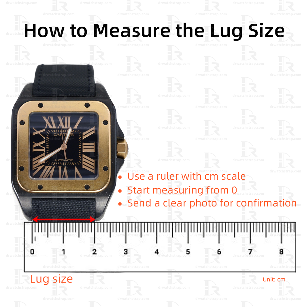 How to Measure the Lug Size for Cartier Santos 100