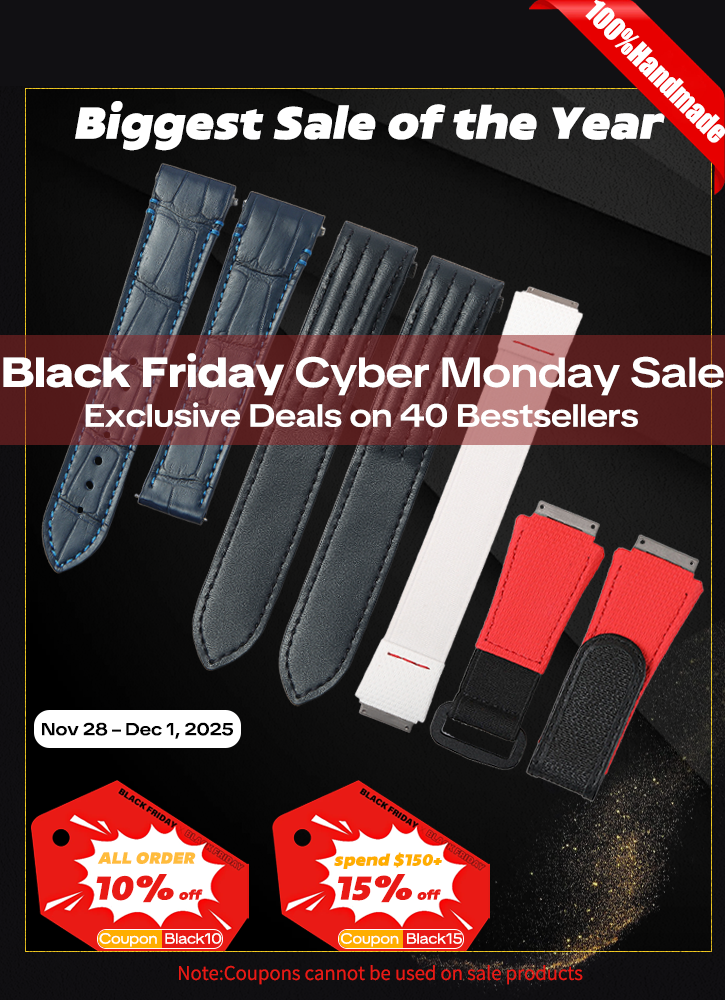 Black Friday Cyber Monday banner moblie vision from Drwatchstrap