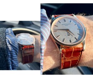customer review from custom leather strap for Patek Philippe Calatrava 5196