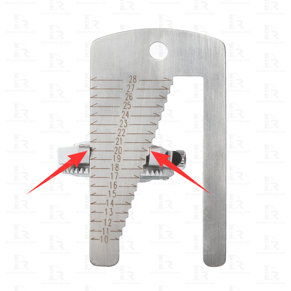 measuring watch case lug size