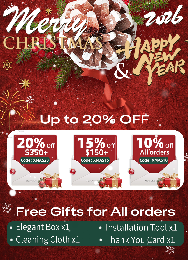 Merry Christmas and happy new year banner moblie vision from Drwatchstrap