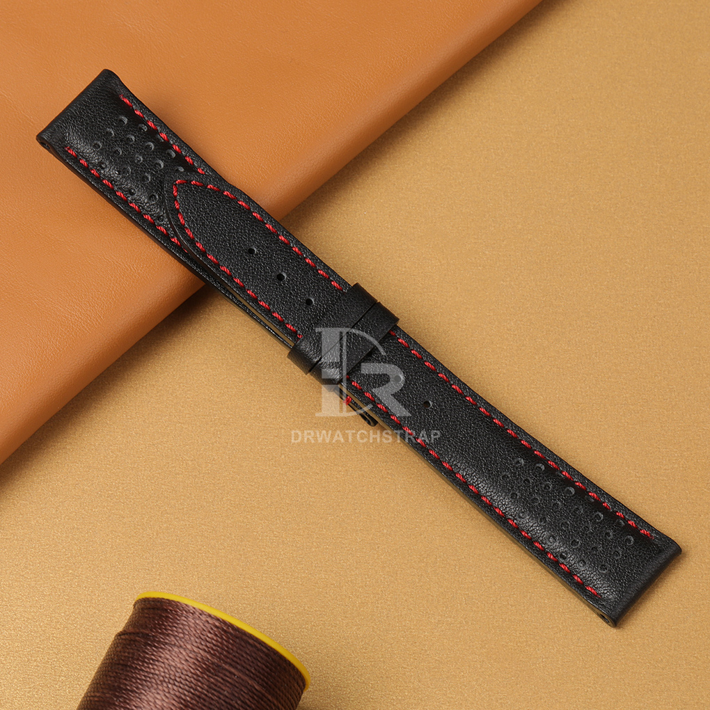 Vintage Racing Rally leather watch strap replacement for Chopard Mille Miglia (9)