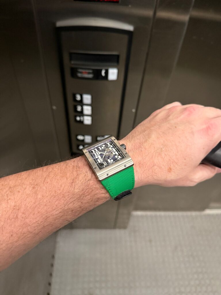 custom rubber velcro watch Band replacement for Richard Mille RM016
