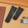 Custom handmade Epi leather watch strap back For Rolex Diw Custom handmade Epi leather watch strap back For Rolex Diw