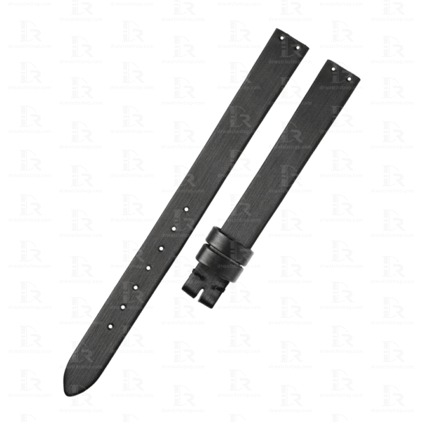 leather satin watch bands for Cartier Love ladies watch Black leather satin watch bands for Cartier Love ladies watch