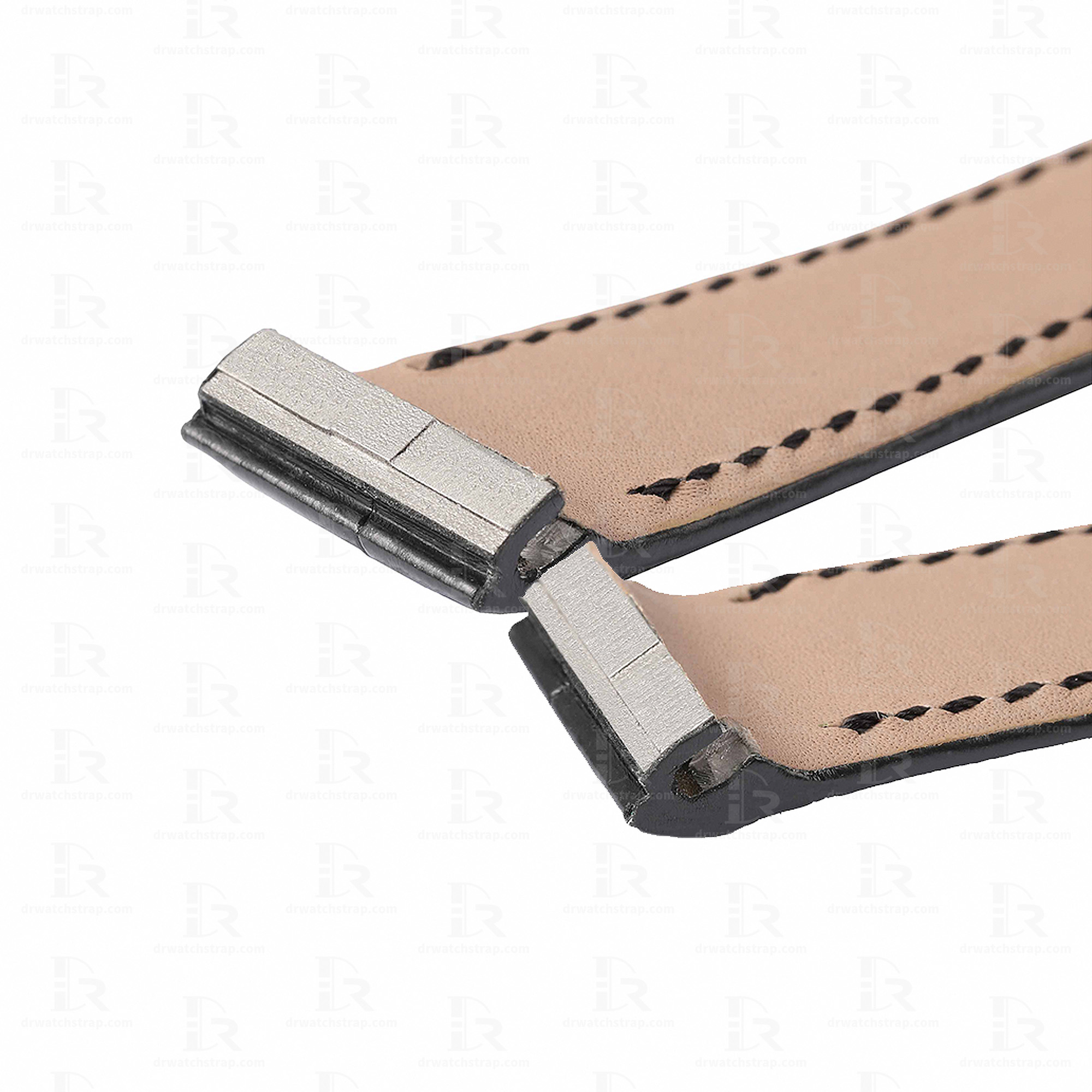 metal adapter of the custom strap for Ulysse Nardin