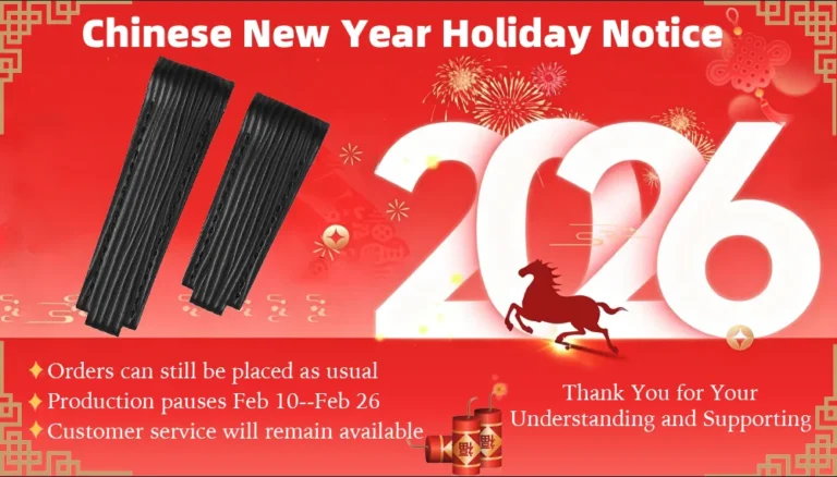 Chinese New Year holiday notice 2026 from Drwatchstrap banner