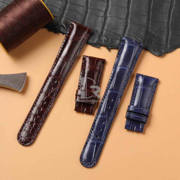 bespoke alligator leather strap for A Lange Sohne Lange 1 1815 Saxonia Richard Lange Zeitwerk Datograph bespoke alligator leather strap for A Lange Sohne Lange 1 1815 Saxonia Richard Lange Zeitwerk Datograph