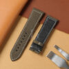 Bespoke oliver green suede strap with black lining for Zenith Pilot Bespoke oliver green suede strap with black lining for Zenith Pilot