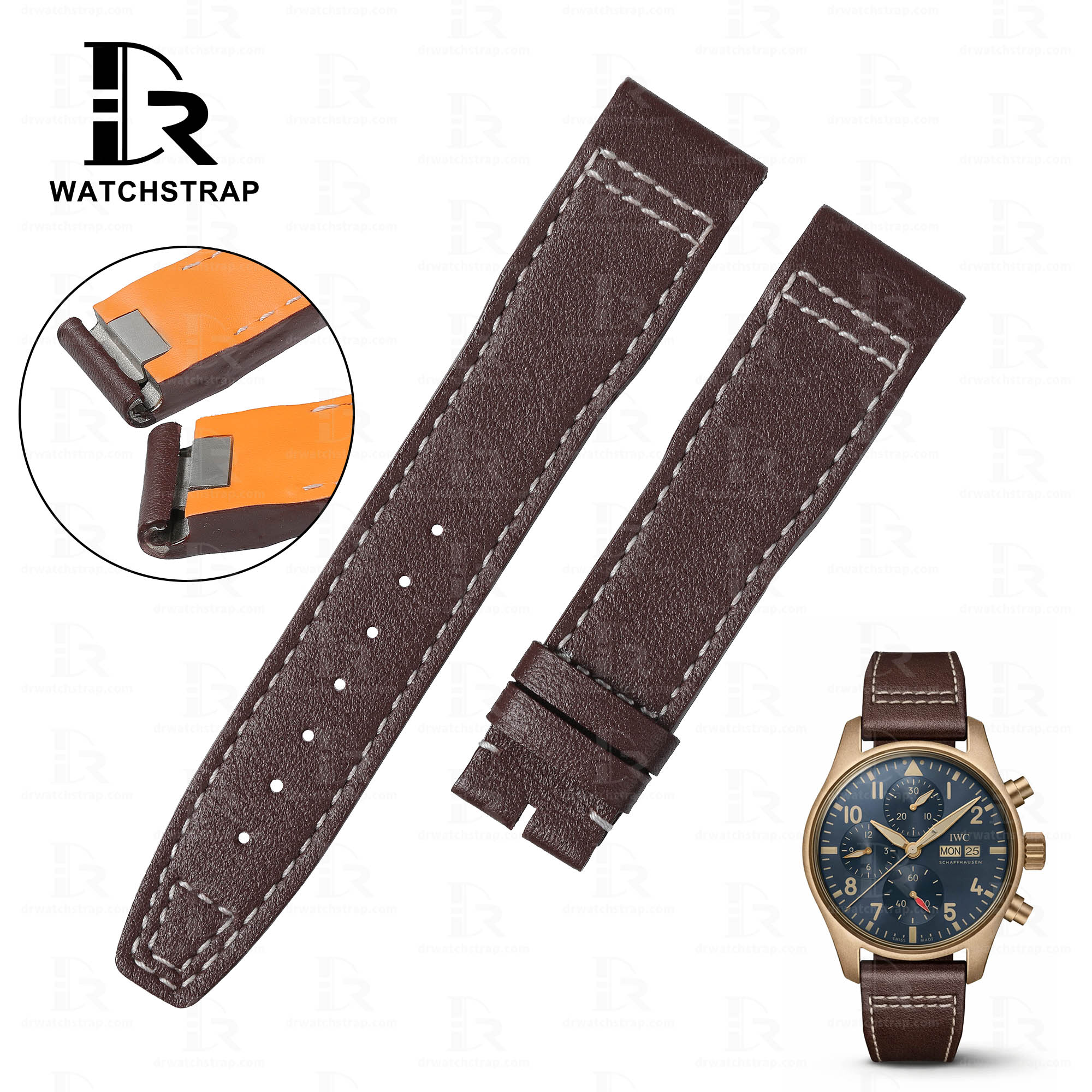 EasX Change Strap For IWC Pilot Chronograph 41 | Drwatchstrap