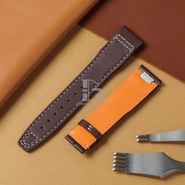 IWC EasX-CHANGE 純正 ベルト ブラウンレザー XS ベルトのみ EasX Change Strap For IWC Pilot Chronograph 41 | Drwatchstrap