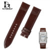 Handmade shell cordovan leather watch strap for Jaeger-LeCoultre Reverso fagliano from drwatchstrap Handmade shell cordovan leather watch strap for Jaeger-LeCoultre Reverso fagliano from drwatchstrap