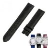 replacement Chopard watch happy sport diamond 30mm black alligator leather strap band 18mm replacement Chopard watch happy sport diamond 30mm black alligator leather strap band 18mm