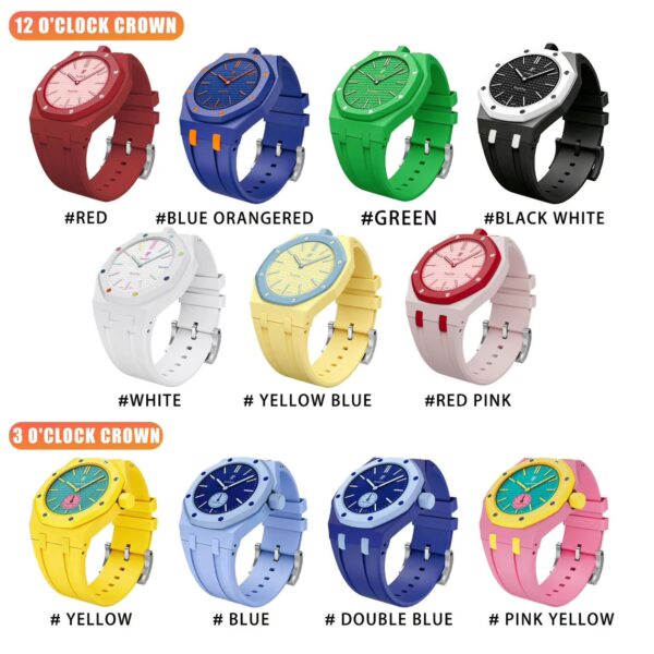 Ceramic Shell and Rubber Strap for audemars piguet swatch (2) Ceramic Shell and Rubber Strap for audemars piguet swatch