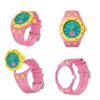 Pink Ceramic Shell and Rubber Strap for audemars piguet swatch (5) Pink Ceramic Shell and Rubber Strap for audemars piguet swatch (5)