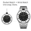 Stainless Steel + Stainless Steel strap for audemars piguet swatch Stainless Steel + Stainless Steel strap for audemars piguet swatch