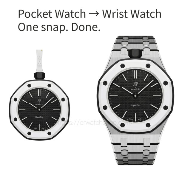 Stainless Steel + Stainless Steel strap for audemars piguet swatch Stainless Steel + Stainless Steel strap for audemars piguet swatch