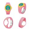 bioceramic case and strap for swatch ap royal pop pink color 3 o'clock bioceramic case and strap for swatch ap royal pop pink color 3 o'clock
