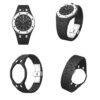 black bioceramic case and strap for swatch ap royal pop 12 o'clock black bioceramic case and strap for swatch ap royal pop 12 o'clock