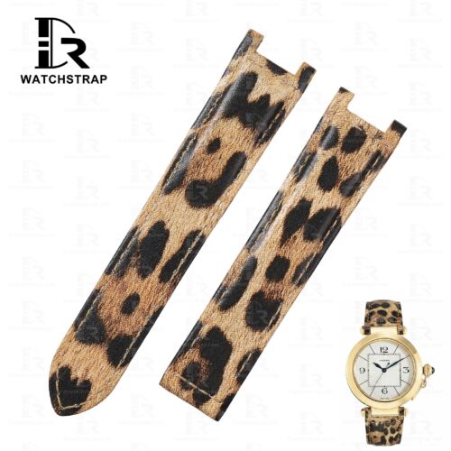 Cartier Pasha de Leapord leather watch strap for sale Cartier Pasha de Leapord leather watch strap for sale