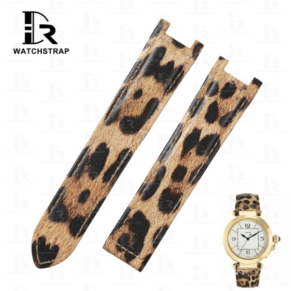 Cartier Pasha de Leapord leather watch strap for sale Cartier Pasha de Leapord leather watch strap for sale