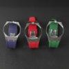 Stainless steel case & rubber strap for AP Swatch Royal Pop in navy red green colors New 2026: Stainless Steel Case + Rubber Strap for Swatch x AP (12 O’clock Crown)