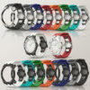 Stainless steel case & rubber strap for AP Swatch Royal Pop multiple colors Stainless steel case & rubber strap for AP Swatch Royal Pop multiple colors