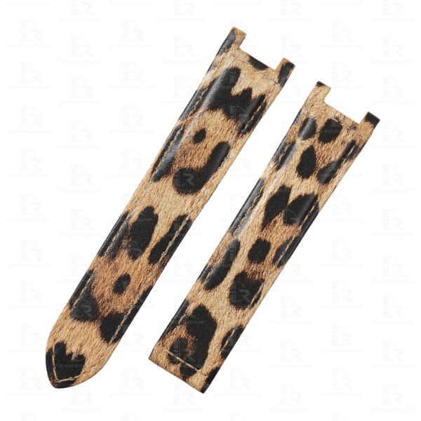 leopard print leather strap for Cartier Pasha (2) leopard print leather strap for Cartier Pasha (2)