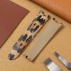 leopard print leather strap replacement for Cartier Pasha (2) leopard print leather strap replacement for Cartier Pasha (2)
