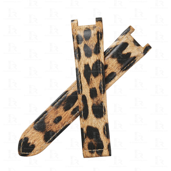 leopard print leather strap replacement for Cartier Pasha (3) leopard print leather strap replacement for Cartier Pasha (3)