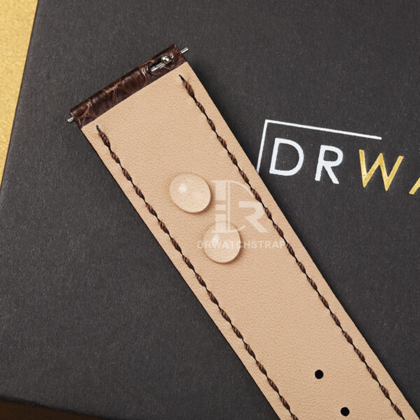 brown python watch band lining detail python watch band lining detail