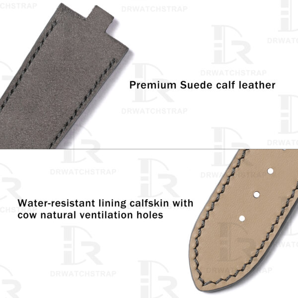replacement suede strap for Vacheron Overseas replacement suede strap for Vacheron Overseas