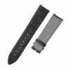 rubber material strap for JLC Master Ultra Thin with curved end in black (2)