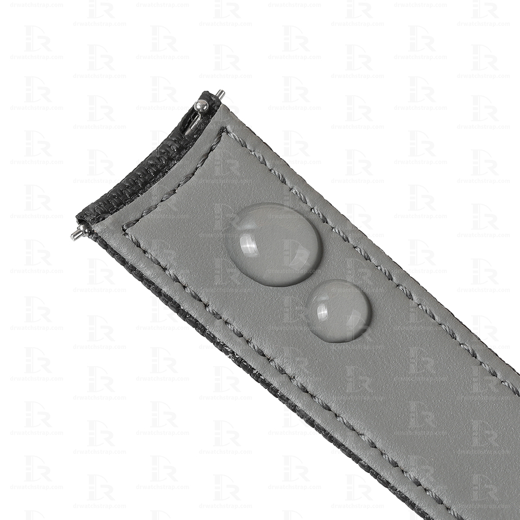 rubber material strap for Jaeger Lecoultre Master Control Date lining detail