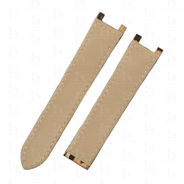 watch leather band for Cartier Pasha back side watch leather band for Cartier Pasha back side