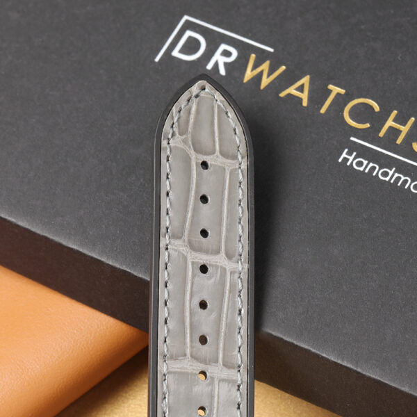 genuine crocodile watch strap waterproof rubber lining (2) genuine crocodile watch strap waterproof rubber lining