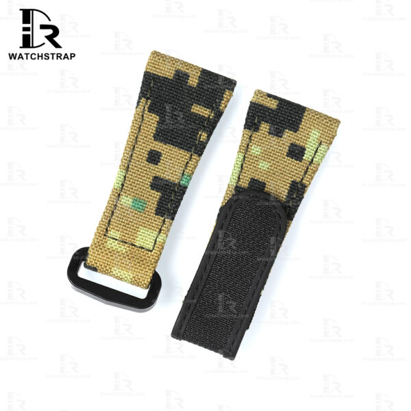 replacement camo canvas strap for Officine Panerai Luminor Submersible Radiomir