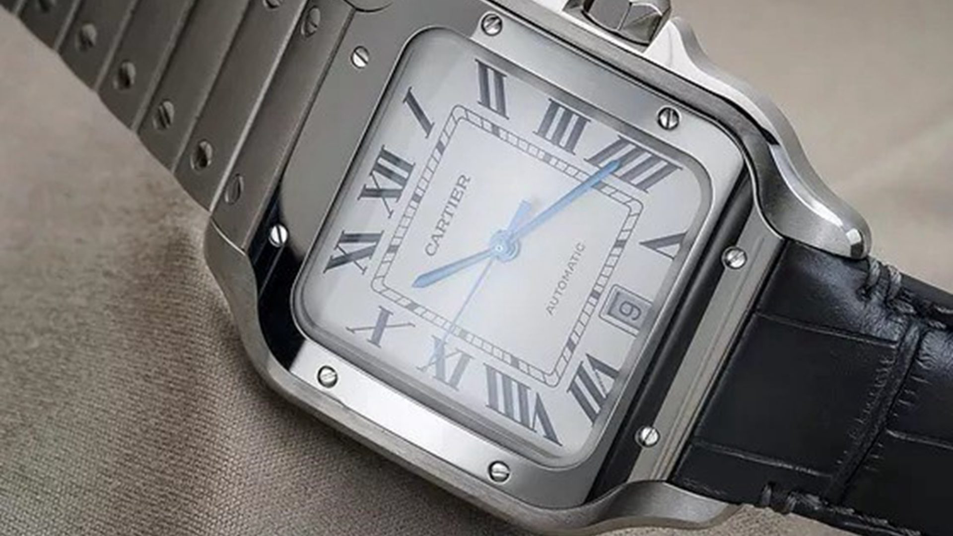 Cartier Santos Quickswitch straps watchband Cartier Santos Quickswitch straps watchband